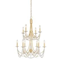 Brentwood 10 Light 26" Wide Taper Candle Style Chandelier