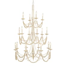 Brentwood 18 Light 32" Wide Taper Candle Style Chandelier