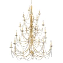 Brentwood 28 Light 40" Wide Taper Candle Style Chandelier