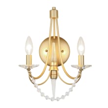 Brentwood 2 Light 16" Tall Wall Sconce