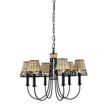 Cayman 6 Light 26" Wide Chandelier