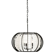 Caesar 3 Light 24" Wide Cage Pendant