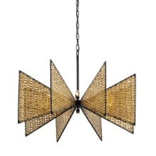 Machina 8 Light 32" Wide Abstract Chandelier