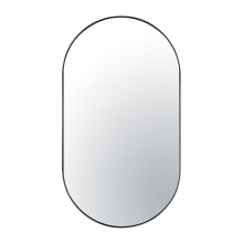 Capsule 40" x 22" Oval Flat Accent Mirror