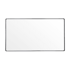 Kye 40" x 22" Rectangular Flat Metal Framed Accent Mirror