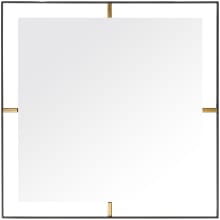 Framed 20" x 20" Square Flat Mirror