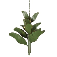 Banana Leaf 12 Light 44" Wide Abstract Candle Style Chandelier
