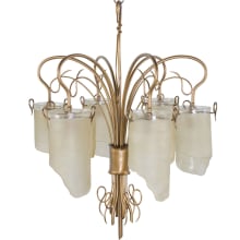 Soho 6 Light 32" Hand-Forged Recycled Steel Chandelier
