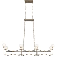 Bodie 8 Light 54" Recycled Steel LED Linear Chandelier