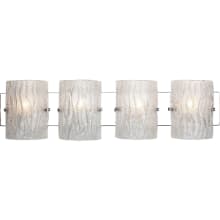 Brilliance 31" Bathroom Light with Handmade Murano Style Glass