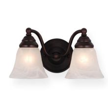 Standford 2 Light Bathroom Vanity Light - 10.38 Inches Wide