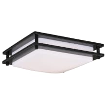 Horizon 12" Wide Integrated LED Flush Mount Square Ceiling Fixture