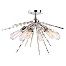 Estelle 6 Light 24" Wide Semi-Flush Ceiling Fixture