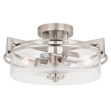 Addison 2 Light 15" Wide Semi-Flush Drum Ceiling Fixture