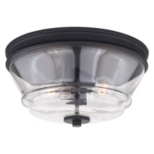 Toledo 2 Light 13" Wide Flush Mount Bowl Ceiling Fixture