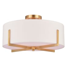 Surrey 4 Light 18" Wide Semi-Flush Drum Ceiling Fixture