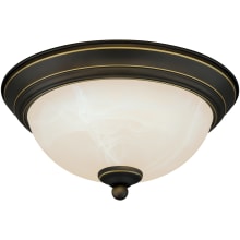 Stevens 11" Wide LED Flush Mount Bowl Ceiling Fixture with Shade