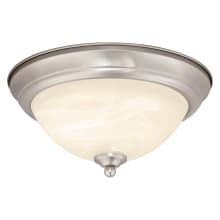 Stevens 13" Wide LED Flush Mount Bowl Ceiling Fixture with Shade