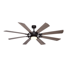 Burlington 68" 8 Blade Indoor / Outdoor LED Ceiling Fan with Remote Control