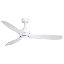 Curtiss 52" 3 Blade Indoor / Outdoor 3000K LED Ceiling Fan with White Fan Blades