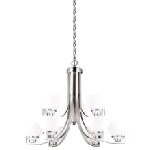 Metropolis 9 Light 32" Wide Chandelier