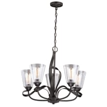 Cinta 5 Light 24-1/2" Wide Chandelier