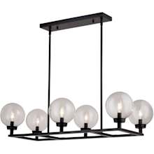 Lander 6 Light 35" Wide Linear Chandelier