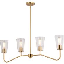 Beverly 4 Light 36" Wide Linear Chandelier