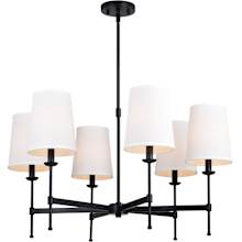 Camden 6 Light 30" Wide Chandelier