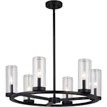 Grantley 6 Light 26" Wide Ring Chandelier