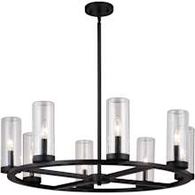 Grantley 8 Light 30" Wide Ring Chandelier