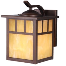 Mission 1 Light Outdoor Wall Sconce - 8 Inches Wide