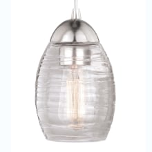 Isley Single Light 5" Wide Pendant with A Glass Shade