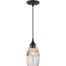Milano Single Light 5" Wide Pendant with A Glass Shade