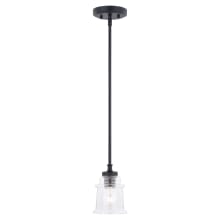 Toledo Single Light 5" Wide Crystal Pendant