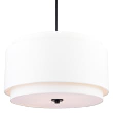 Burnaby 21" Wide 4 Light Drum Pendant