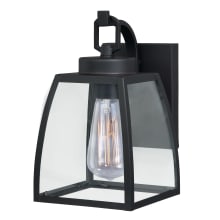 Granville 1 Light Outdoor Wall Sconce with Clear Glass Shade