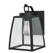 Granville 1 Light Outdoor Wall Sconce with Clear Glass Shade