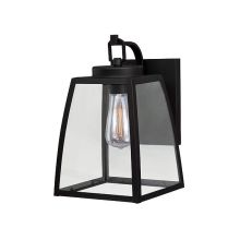 Granville 1 Light Outdoor Wall Sconce with Clear Glass Shade