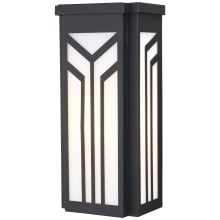 Evry Single Light 14" Tall Outdoor Wall Sconce