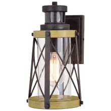 Harwood 12" Tall Outdoor Wall Sconce with Motion Sensor