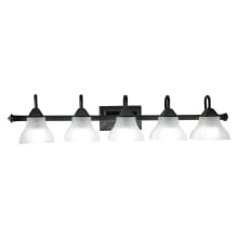 Cardiff 5 Light Bathroom Vanity Light - 10.75 Inches Wide