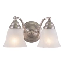 Standford 2 Light Bathroom Vanity Light - 10.38 Inches Wide