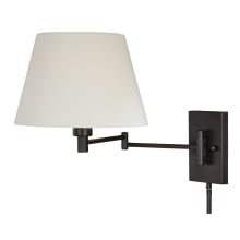 Chapeau 13" Tall Swing-Arm Wall Sconce with Instalux Motion Technology
