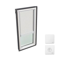 22-1/2 x 45-3/4 Inch Laminated LowE3 Fixed Deck Mount Skylight with White Light Filtering Solar Blind from the FS Collection