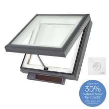 22-1/2 x 22-1/2 Inch Laminated LowE3 Solar Powered Venting Curb Mount Skylight from the VCS Collection