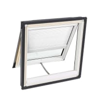 21 x 26-7/8 Inch Laminated LowE3 Manual Venting Deck Mount Skylight with White Room Darkening Solar Blind from the VS Collection