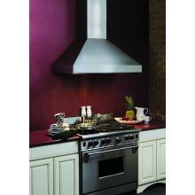 600 CFM 42" Euro-Style Wall Mounted Range Hood with Dual Blowers and LED Lights from the Nouveau Euroline Pro Collection