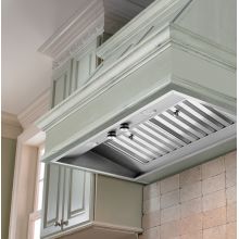 36" Wall Mount Liner Insert with Single or Dual Blower Options and LED Lighting from the M Collection