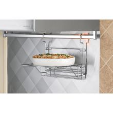 66" Warming Rack Assembly and Two Warming Shelves with Spice Racks and Mounting Hardware